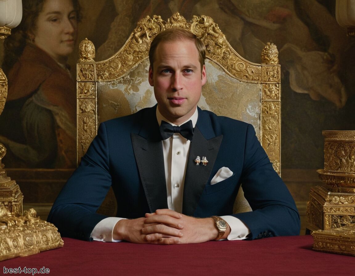 Vermögen im Vergleich zu anderen Royals   - Prinz William Vermögen » Royals und ihr finanzieller Status