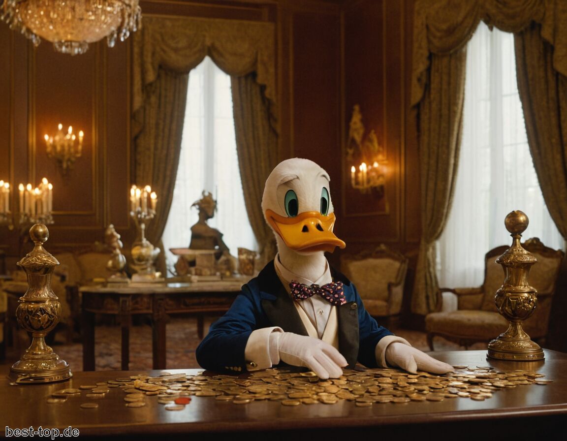 Vermögensvermehrung durch Geschäfte - Dagobert Duck Vermögen » Dose der Millionäre